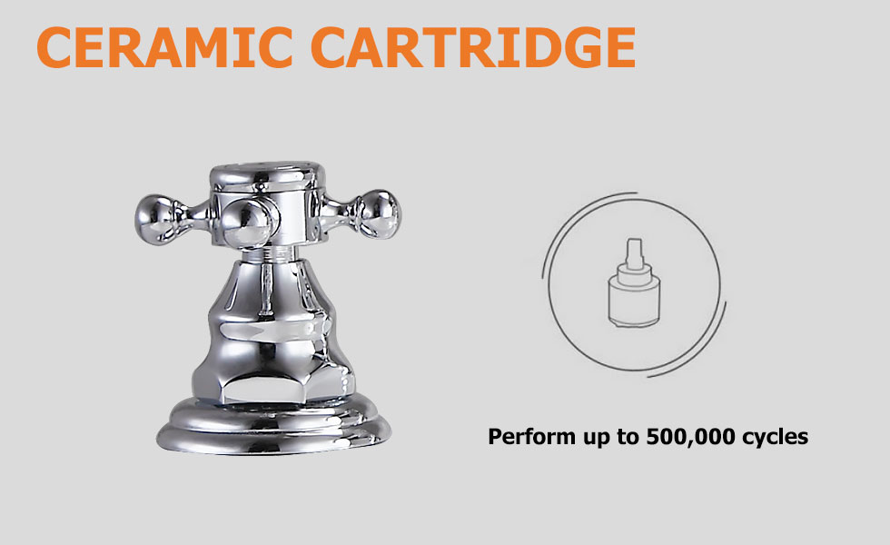 Змішувач для раковини у стилі Традиційний Колір - Хром Матеріал корпусу - Латунь SLAVGO 11360