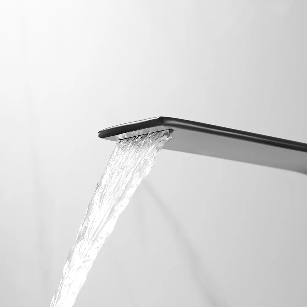 Змішувач для раковини у стилі Модерн Колір - Чорний & Хром Матеріал корпусу - Латунь SLAVGO 15388