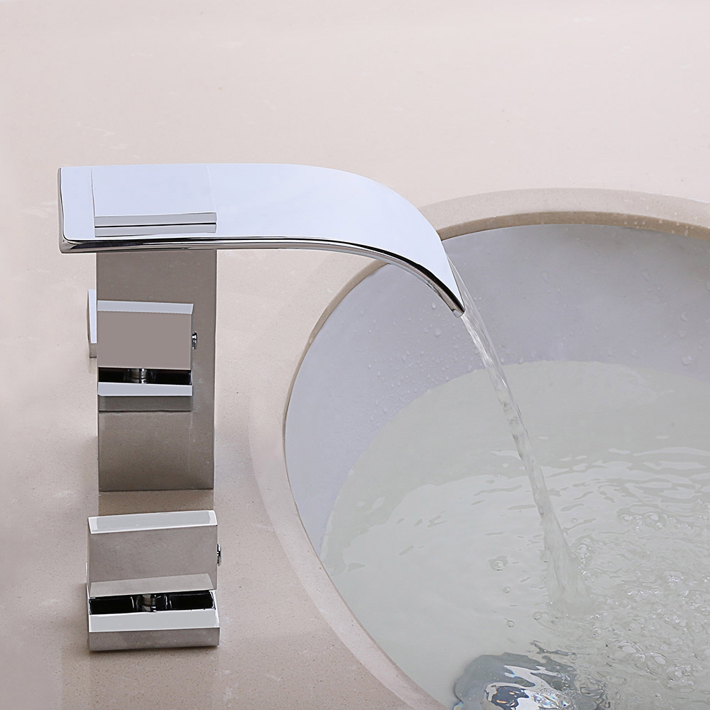 Змішувач для раковини в стилі Модерн Колір - Хром Матеріал - Латунь SLAVGO 11169