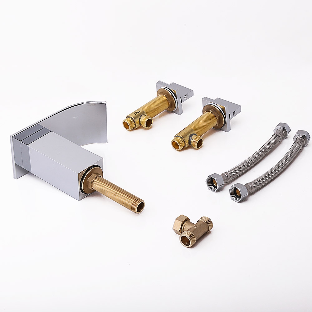 Змішувач для раковини в стилі Модерн Колір - Хром Матеріал - Латунь SLAVGO 11169