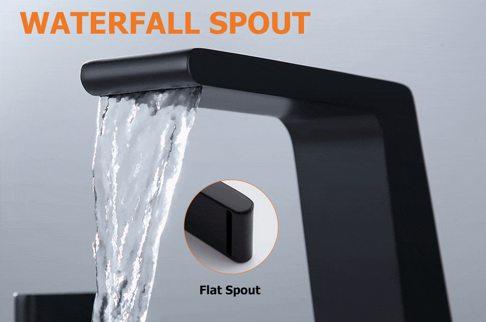 Змішувач для раковини в стилі Модерн Колір - Чорний Матеріал - Латунь SLAVGO 10393