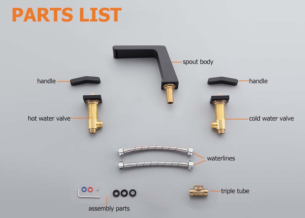 Змішувач для раковини в стилі Модерн Колір - Чорний Матеріал - Латунь SLAVGO 10393