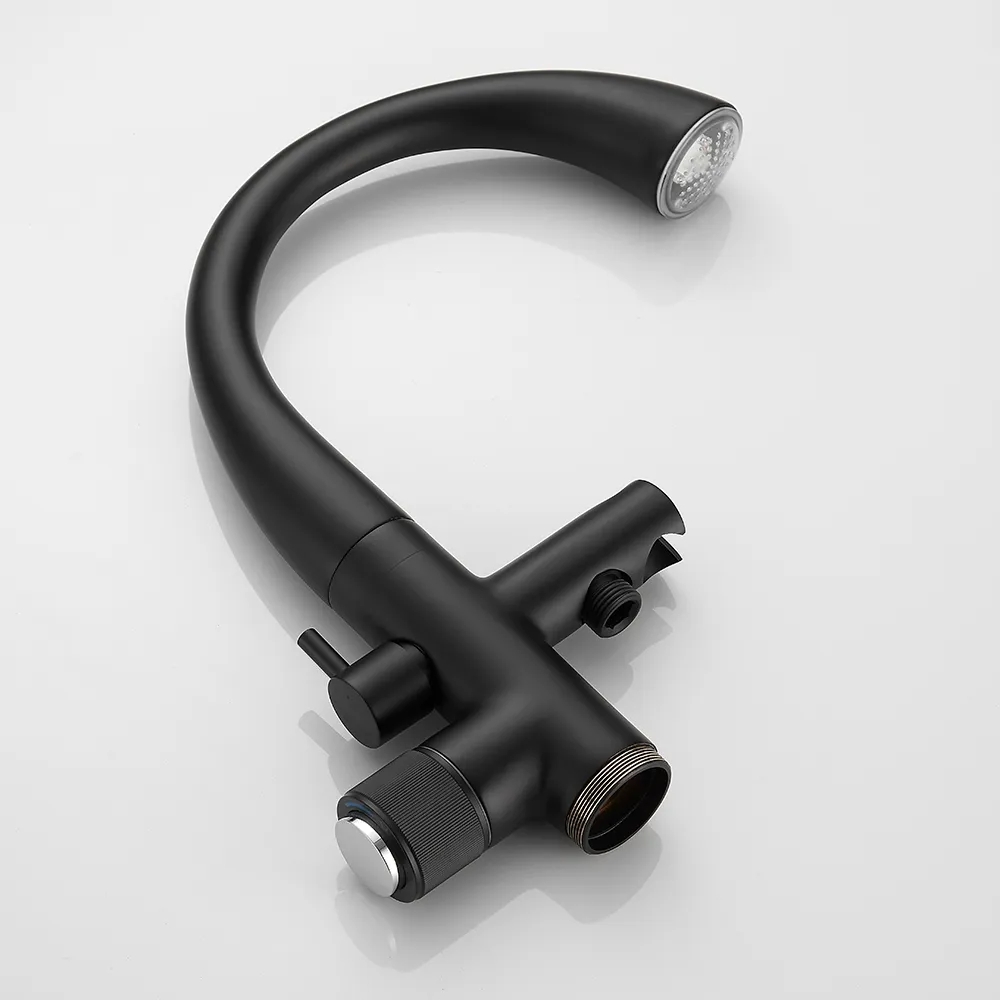 Змішувач для ванни Окремий у стилі Модерн Колір- Чорний SLAVGO 15346