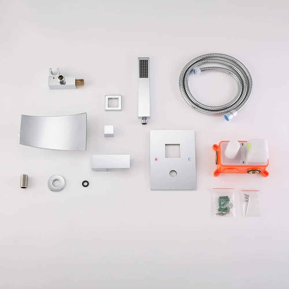 Змішувач для ванни Настінний в стилі Модерн Колір-Хром SLAVGO 10034