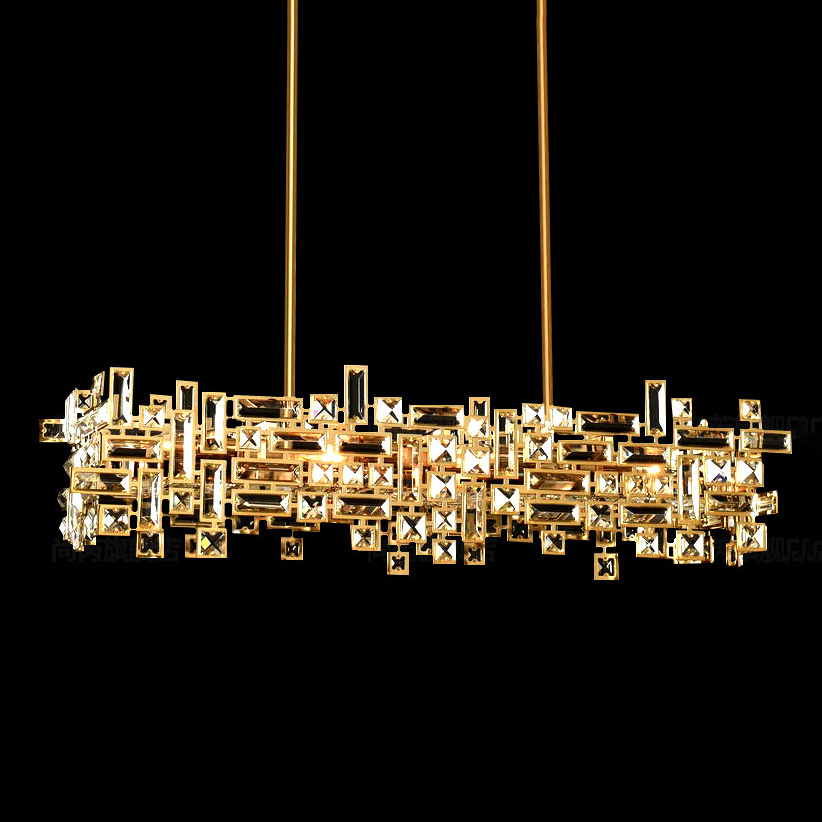 Рейковий, рядний світильник MILLARD L120 Brass