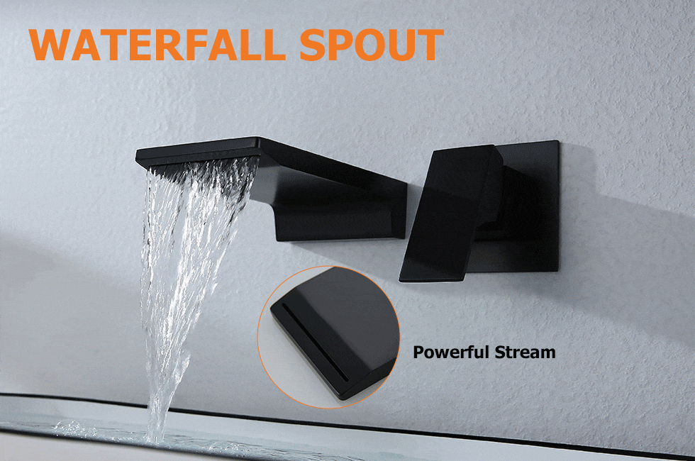 Змішувач для раковини в стилі Модерн Колір - Чорний Матеріал - Латунь SLAVGO 11869