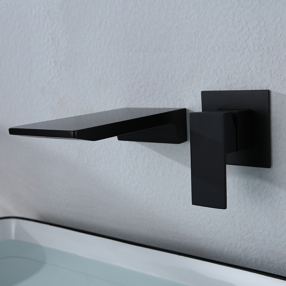 Змішувач для раковини в стилі Модерн Колір - Чорний Матеріал - Латунь SLAVGO 11869