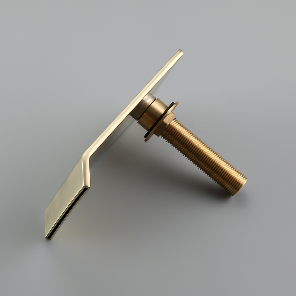 Змішувач для раковини в стилі Модерн Колір - Золото Матове Матеріал корпусу - Латунь SLAVGO 11210