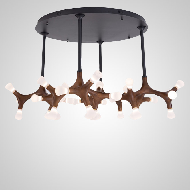 Стельова люстра SANTANA CH D130 Dark brown