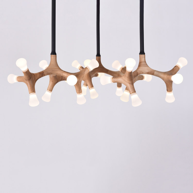 Стельова люстра SANTANA CH D130 Dark brown