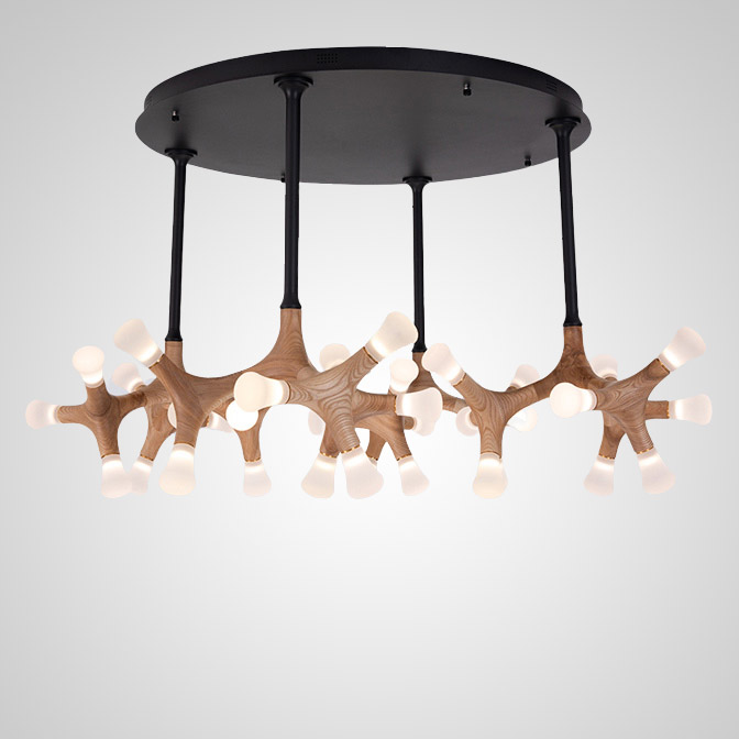 Стельова люстра SANTANA CH D130 Light brown