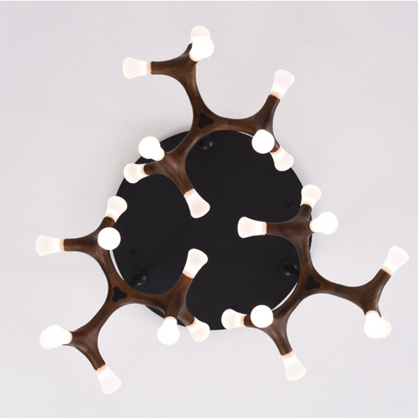 Стельова люстра SANTANA CH D130 Dark brown