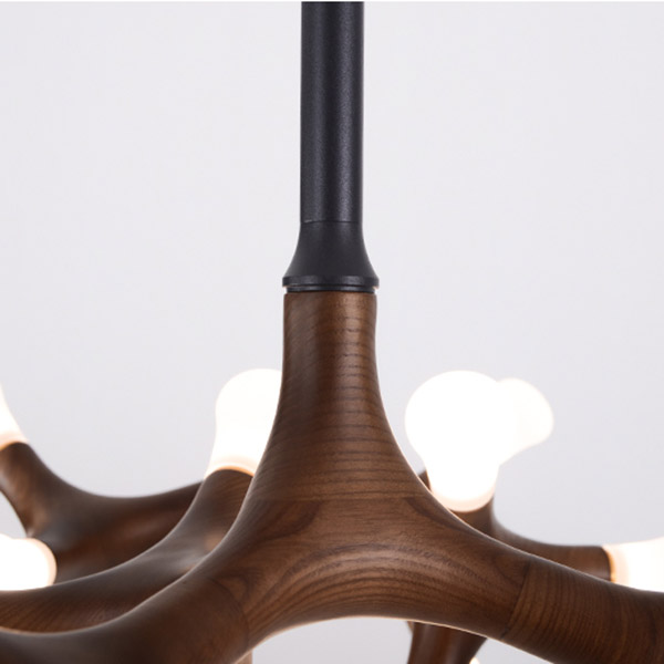 Стельова люстра SANTANA CH D130 Dark brown