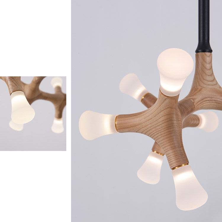 Стельова люстра SANTANA CH D130 Dark brown