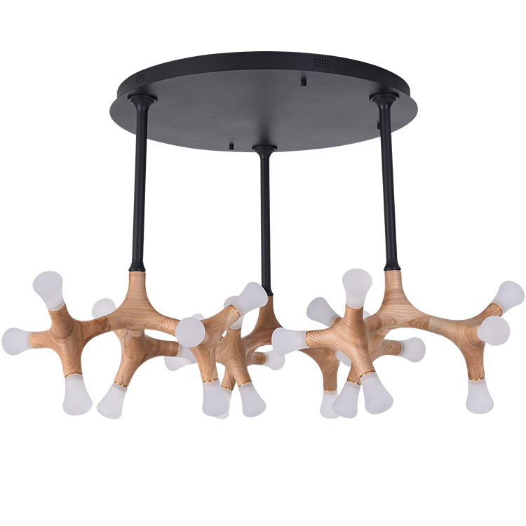 Стельова люстра SANTANA CH D130 Dark brown