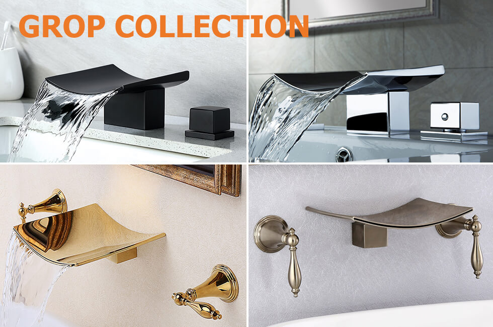 Змішувач для раковини в стилі Модерн Колір - Чорний Матеріал - Латунь SLAVGO 12181