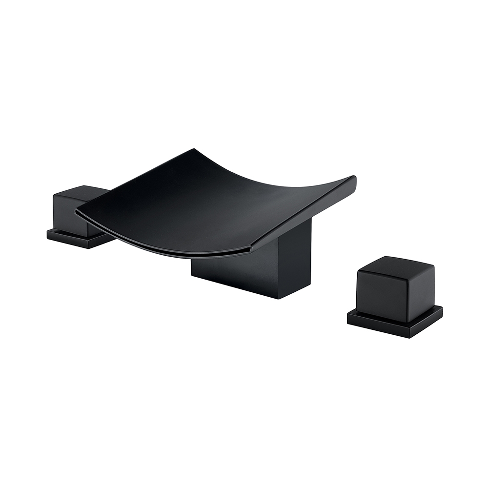 Змішувач для раковини в стилі Модерн Колір - Чорний Матеріал - Латунь SLAVGO 12181