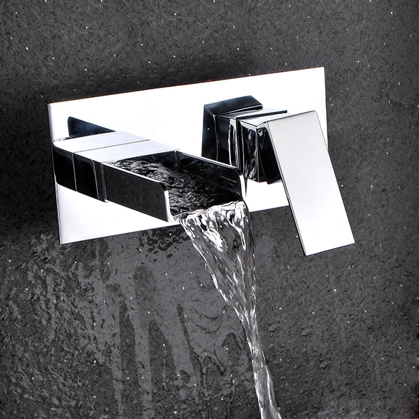 Змішувач для раковини в стилі Модерн Колір - Хром Матеріал - Латунь SLAVGO 10072