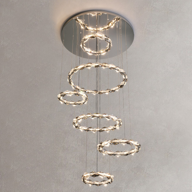 Підвісна люстра JENNIFER D40+50+60+40+80+40