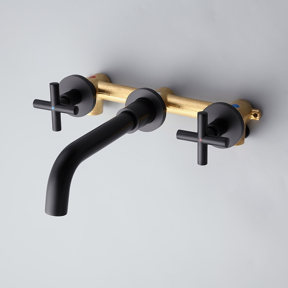 Змішувач для раковини у стилі Традиційний Колір - Чорний Матеріал корпусу - Латунь SLAVGO 10087