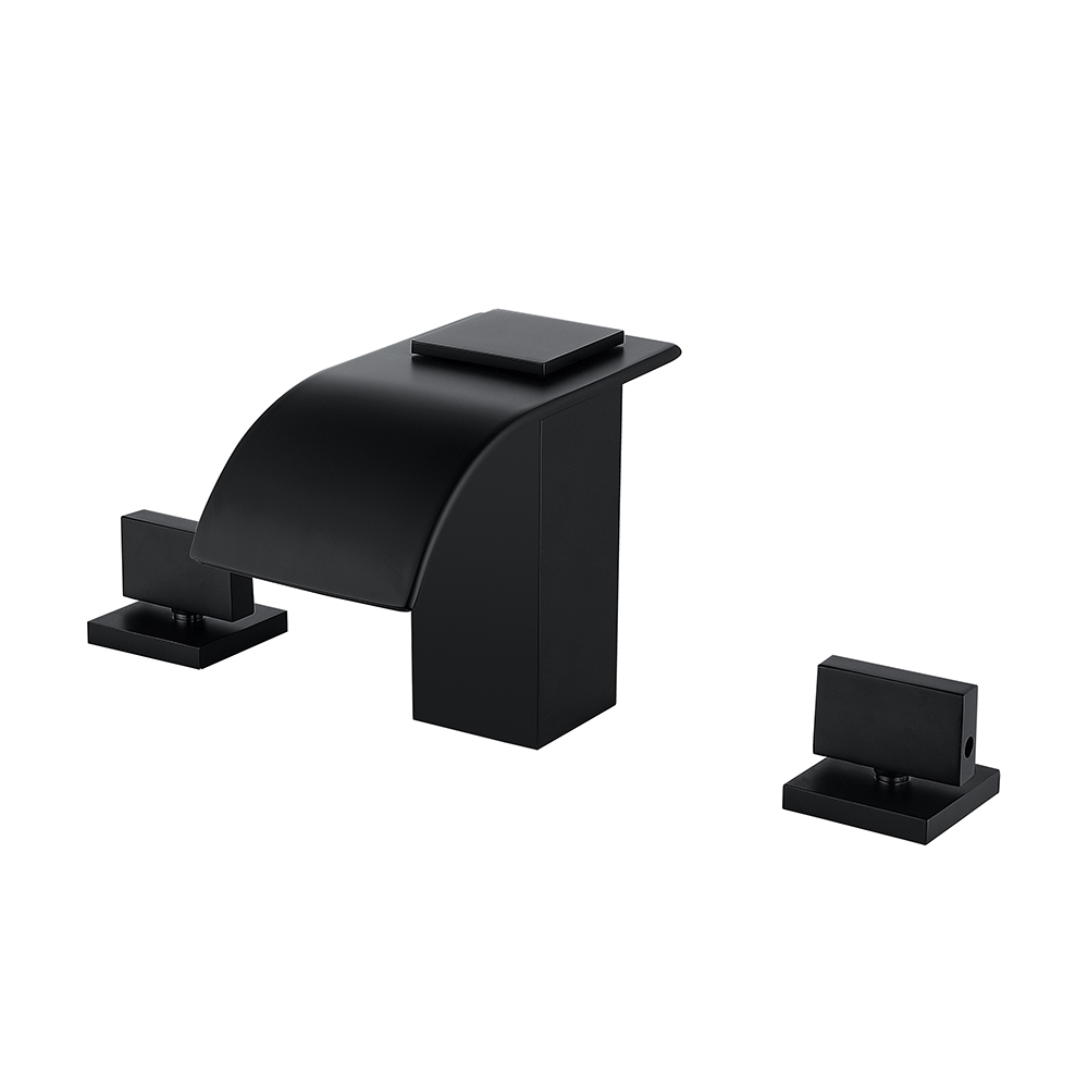 Змішувач для раковини в стилі Модерн Колір - Чорний Матеріал - Латунь SLAVGO 12205