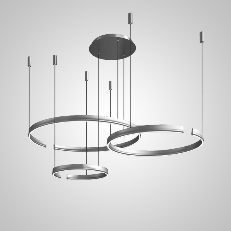 Підвісна люстра VEIKKO COMBO D45+65+85 Chrome