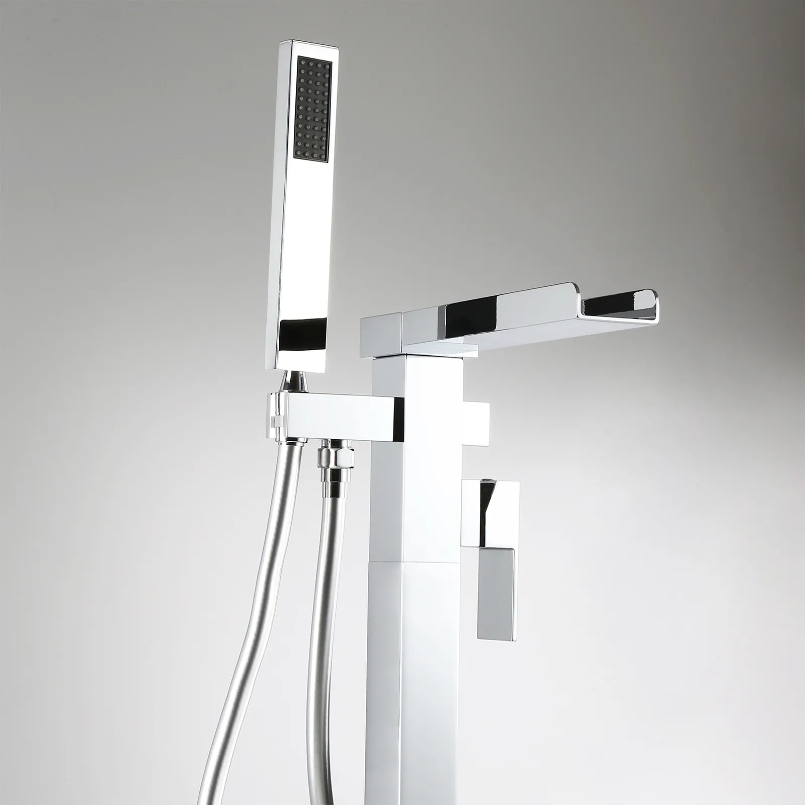 Змішувач для ванни Підлоговий у стилі Модерн Колір-Хром SLAVGO 12882